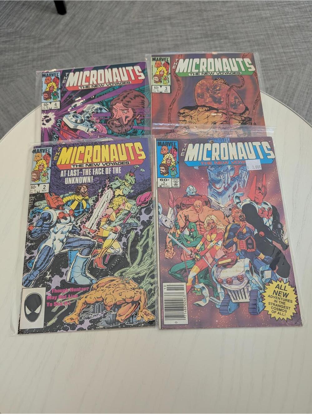 Micronauts Comic Book Lot - Issues #1, #2, #3, #4